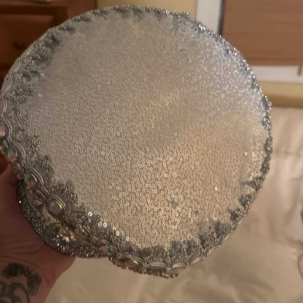 Sparkly Statement Steampunk Bride Hat - image 2